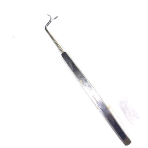 Aguja de Ligadura Kronecker de Acero Inoxidable, Instrumentos de Sutura Quirúrgica Médica Deschamps - Product Image 2