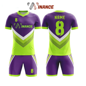 Kits de fútbol personalizados de alta calidad Uniforme de fútbol sublimado, uniformes de fútbol baratos. - Product Image 2