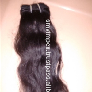 Extensión de cabello humano indio crudo natural de onda profunda al por mayor, pelo indio virgen crudo a precio de fábrica - Product Image 4