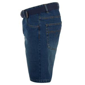 กางเกงขาสั้นผ้ายีนส์ของผู้ชายลายพื้นเป็นมิตรกับสิ่งแวดล้อมทำจากผ้าฝ้าย100% ดีไซน์ตามสั่ง - Product Image 3