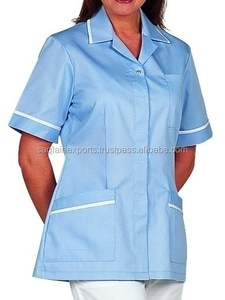 Tunique d'infirmière Nightangle, uniforme médical en polyester, sur mesure, de haute qualité, tenue d'hôtellerie, combinaison médicale à col en V. - Product Image 2