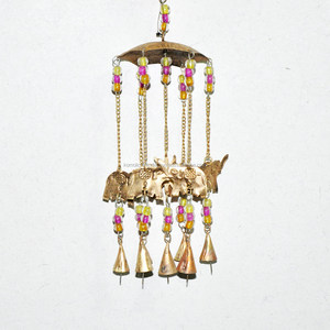 Campanas de Viento Redondas de Hierro con Diseño Personalizado Indio - Product Image 3