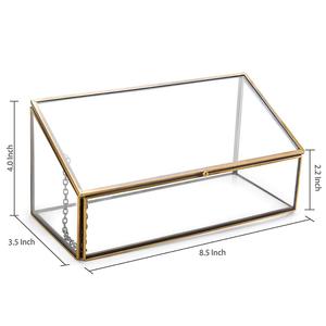 Fabricante confiable de cajas de joyería de calidad premium de último diseño Venta caliente Caja de vidrio de joyería de nuevo diseño/Caja de vidrio - Product Image 1