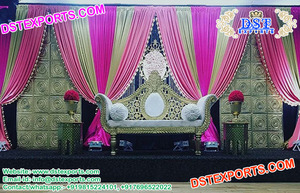 Los últimos marcos traseros brillantes para decoraciones de escenario de boda, velas y Marcos florales para bodas elegantes - Product Image 3