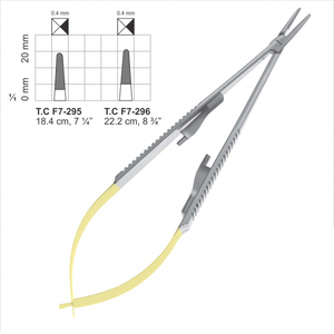 Soporte de aguja Lichtenberg de alta calidad, pinzas dentales y quirúrgicas TC Basis, instrumentos médicos de acero inoxidable - Product Image 5