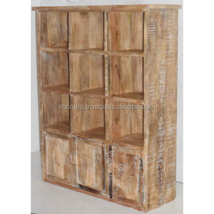 ชั้นวางขวดไวน์ทำจากไม้มะม่วงแบบดั้งเดิมสไตล์ยุโรปยุโรปหรูหราตกแต่งแท่นโชว์ของตกแต่ง - Product Image 4