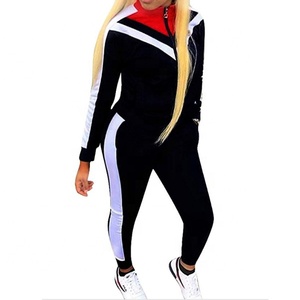 Nuevo Conjunto Deportivo de Moda para Mujer, Talla Grande, Resistente al Viento, Primavera, Vestido, Top y Pantalones a Rayas - Product Image 3