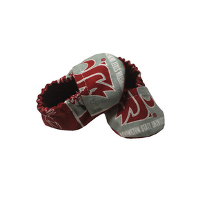 Chaussures à semelles souples pour bébés, chaussons en coton biologique pour nourrissons, molletonnés - Product Image 1