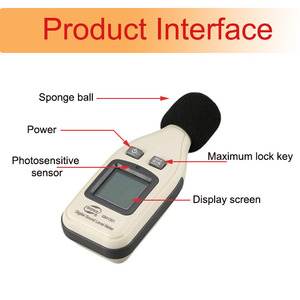 Benetech <span class=keywords><strong>GM1351</strong></span> Цифровой измеритель уровня звука с ЖК-дисплеем - Product Image 4