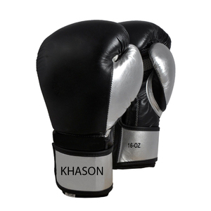 Guantes de boxeo con logotipo personalizado y correa de muñeca con cordones de piel de vaca y cuero PU disponibles en tamaños de 8oz 12oz 14oz para deportes - Product Image 4