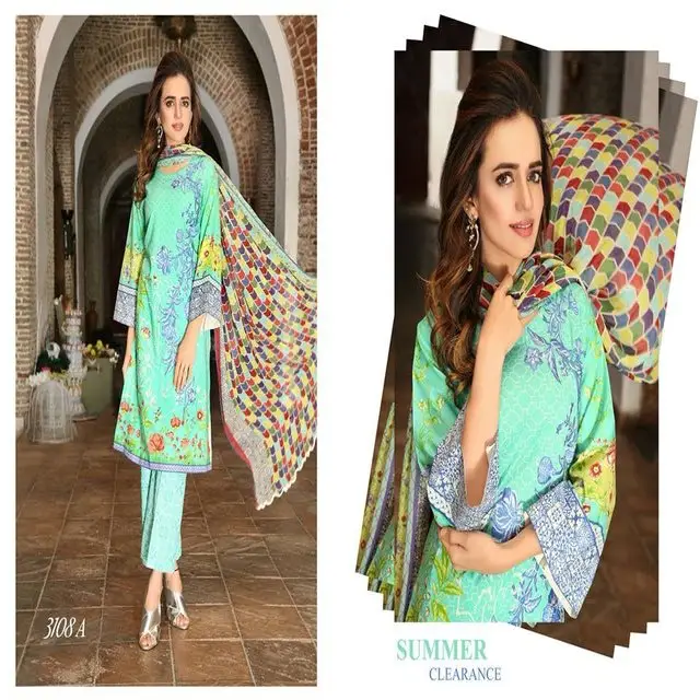 Salwar kameez paquistaní, césped, último estilo, salwar kameez