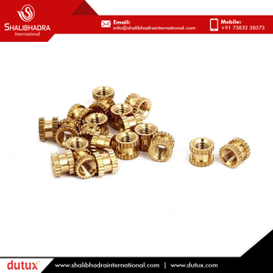 Molde de sujetadores de latón de uso conveniente con tuerca de inserción de plástico Molde de sujeción de perilla de fácil instalación duradero - Product Image 5