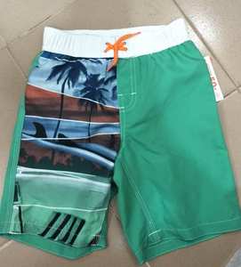 Pantalones cortos de baño de marca originales para niños, material de algodón hecho en fábrica de Bangladesh, temporada de primavera, Stock, Cancelar envío, lote/excedente - Product Image 5