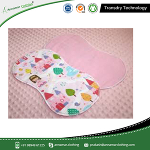 Indian Factory Supply Bulk Organic Cotton Custom Large Burp Cloth with Low MOQ - Product Image 4