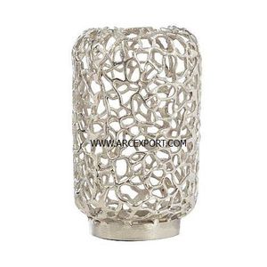 Nuevo diseño atractivo decoración florero mejor calidad Metal aluminio Color plata florero para proveedor al por mayor - Product Image 1