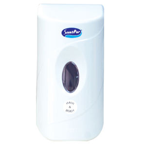 Distributeur de savon liquide en plastique de 400ml pour les mains, purificateur de savon pour le corps et les cheveux avec double distributeur - Product Image 1