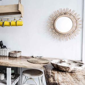 Rotin miroir sunburst du Vietnam - Product Image 4