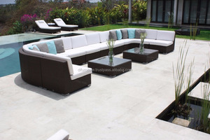 Jardin Mobilier D'extérieur En Rotin Canapé Ensemble Utilisé Canapé Patio Extérieur Canapé En Rotin Ensemble De Meubles - Product Image 5