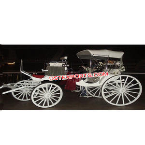 Victoria Horse — Buggy indien inspiré du dessin animé, chariot élégant, 8 pièces, accessoire de mariage - Product Image 1