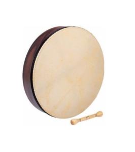Tambours irlandais de 18 pouces avec Tippers, tambour musical Bodhran, peau de chèvre avec poignée croisée - Product Image 1