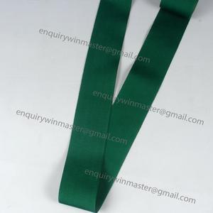 Vente en gros 100% polyester ruban gros-grain double face couleur verte - Product Image 3