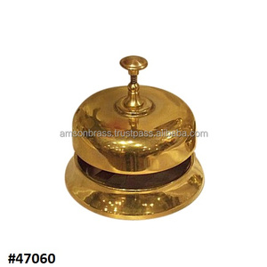 Antique Copper Metal Front Desk Bell - Product Image 5
