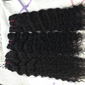 Extensions de cheveux humains vierges indiens de couleur naturelle 100% de haute qualité armure bouclée à faible expédition - Product Image 2