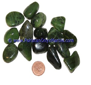 Piedras de jade pulidas, cristal de nefrita - Product Image 4
