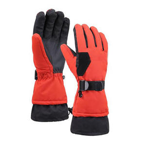 Gants de ski en cuir Pu hiver, y Snowboard moto course cyclisme imperméable hommes femmes gants de haute qualité - Product Image 2