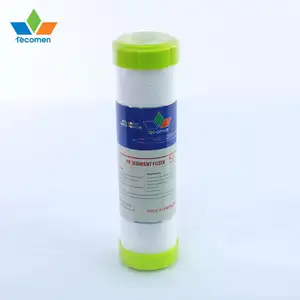 PP su filtresi 10 "5 mikron yeşil % 100% polipropilen vietnam'da üretilmiştir