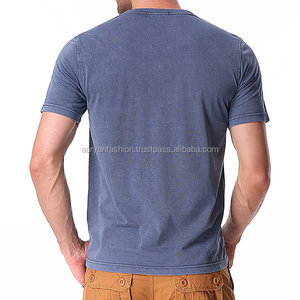 เสื้อยืดคอกลมผู้ชาย แขนสั้น ผ้าฝ้าย 100% ซักแล้ว แห้งเร็ว ระบายอากาศดี เป็นมิตรกับสิ่งแวดล้อม ลายเรียบ สไตล์ลำลอง ขายส่ง - Product Image 2