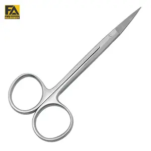 Fine Point Phẫu Thuật Iris Scissor Thẳng/Cong