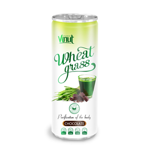 Bebida de Jugo de Pasto de Trigo con Chocolate 250 ml VINUT, Puede Ser OEM, Marca Privada, Sabor Original, Opción Orgánica, Listo para Exportar - Product Image 1