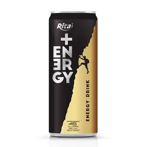 Cairan sehat Vietnam grosir minuman lembut 320ml minuman energi kaleng ramping minuman energi pribadi label olahraga minuman energi