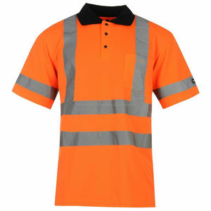 Polo haute visibilité tout temps Chemises de sécurité sur mesure à manches courtes Workwear Glory Color Construction Manufacturer Quality - Product Image 5
