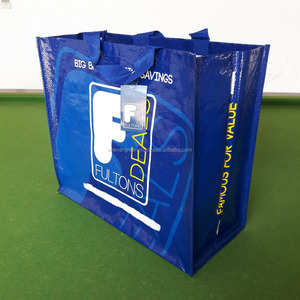 Sacs de courses en PP tissé personnalisés et colorés avec poignées en sangle PP et construction cousue - Product Image 3