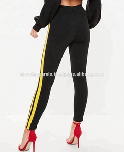 Pantalones de yoga lisos de LICRA de poliéster personalizados a granel para mujer, ropa deportiva activa para mujer, mallas deportivas de nailon y poliéster - Product Image 6