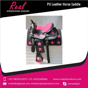 อานม้าแบบตะวันตกหนัง PU อินเดีย - Product Image 2