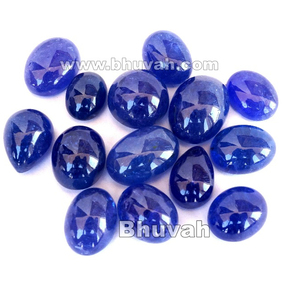 หินอัญมณีแทนซาไนต์ธรรมชาติทรงหลังเบี้ย - Product Image 1
