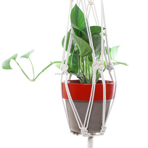 Colgadores de Macramé de Alta Calidad para Plantas, Colgadores de Cuerda para Plantas, Colgadores de Madera para Plantas - Product Image 3