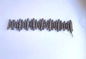 Pulsera de plata de ley 925 con piedras preciosas chapadas en oro de 14k, diseño de Multi zafiro Natural - Product Image 3