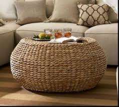 Vietnam jacinthe D'eau tabouret pouf rond - Product Image 4
