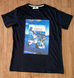 Tirupur เสื้อยืดคอกลมผ้าฝ้าย100%,เสื้อยืดคอกลมพิมพ์ลายแบบสั่งทำผลิตจากอินเดีย - Product Image 1