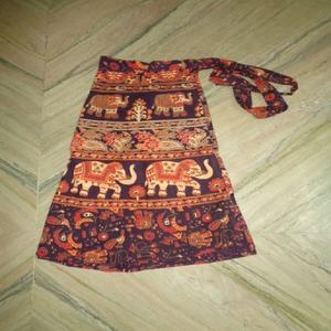 Verano mujer moda algodón elefante impreso color sólido abrigo faldas largas proveedor al por mayor de La India - Product Image 3