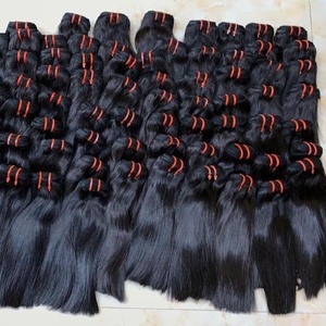 Cheveux naturels 15 cm de longueur pour cheveux lisses, Super soyeux et brillants, origine humaine - Product Image 5