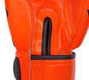 Unbrand ถุงมือมวยหนังสีส้มและดำ,ถุงมือต่อยมวยมวยไทยแบบสั่งตัดถุงมือต่อย MMA สินค้าใหม่ - Product Image 4