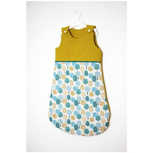 Sac de couchage pour bébé sans manche et sans pied personnalisation complète oem custom gots fabricants de sacs de couchage pour bébé de l'Inde - Product Image 1