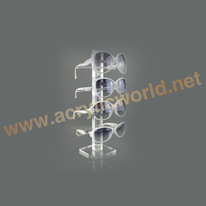 Trưng Bày Thương Mại Kính Mát Đa Năng, Giá Đỡ Kính Đọc Sách Acrylic Trong Suốt, Sản Phẩm Trưng Bày Kính Mắt <span class=keywords><strong>Lucite</strong></span> 3 Tầng Giá Trưng Bày Kính Acrylic - Product Image 1