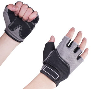 Wholesale Unisex Half Finger Leather Gym <b>Gloves</b> from <b>GLOVES</b> City Sialkot Pakistan Elastic Wrist Wraps for Weight Lifting - Product Image 1