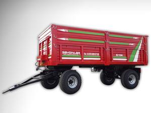 Ferme Tracteur Remorque De La Turquie 6 tonnes Arrière Basculement Mécanicien De Frein S-37 Acier Ferme Tracteur Remorque - Product Image 2